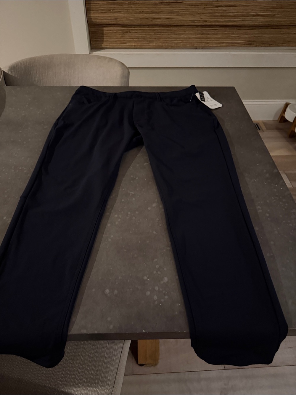 Men's Black Stretch Chinos - Classic Comfortable Fit BNWT